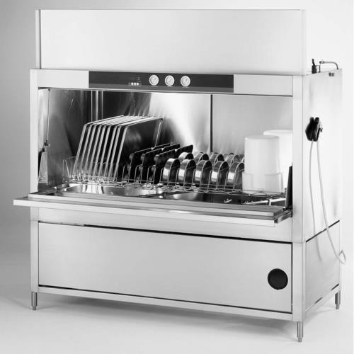 Champion PP-36 Pot and Pan Washer Triple Rack Front Load Built-in 70 Degree Rise Booster Heater 15 HP Pump Motor