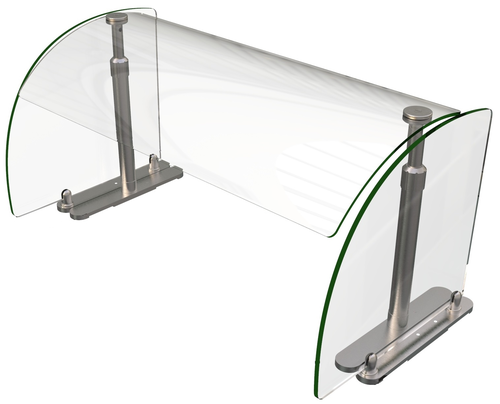 Hatco EP950 Flav-R-Shield EP950 Side Shield Accessory Acrylic Portable NSF Component Made in the USA