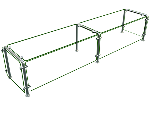 Hatco ED20 Flav-R-Shield Food Shield 84W x 18D x 18H Heat Tempered Glass NSF Certified Made in USA