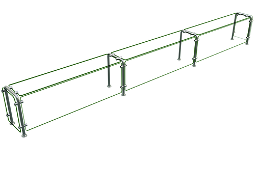 Hatco ED20-14412 Flav-R-Shield ED20 Food Shield 144W x 12D x 18H Heat Tempered Glass Construction NSF Certified