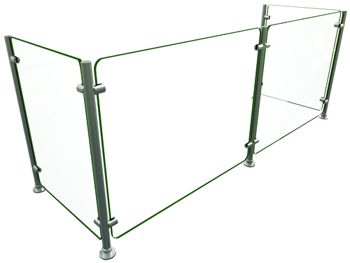 Hatco EP5-60 Flav-R-Shield EP5 Food Shield 60W x 18D x 25H Heat Tempered Glass NSF Certified Made in USA