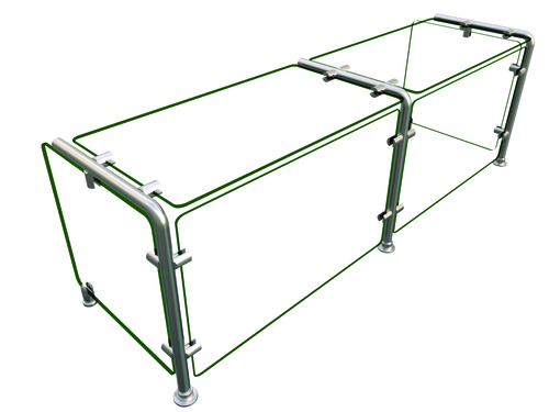 Hatco EP11-04815 Flav-R-Shield EP11 Food Shield 48W x 15D x 18H Heat Tempered Glass NSF Certified USA Made