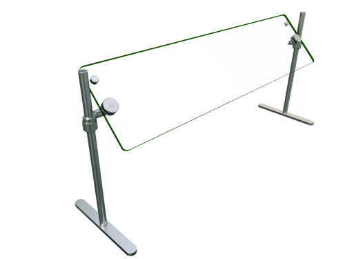 Hatco ORBIT720-48 Flav-R-Shield Portable Food Shield Self-Service 48W x 14D x 23H Heat Tempered Glass