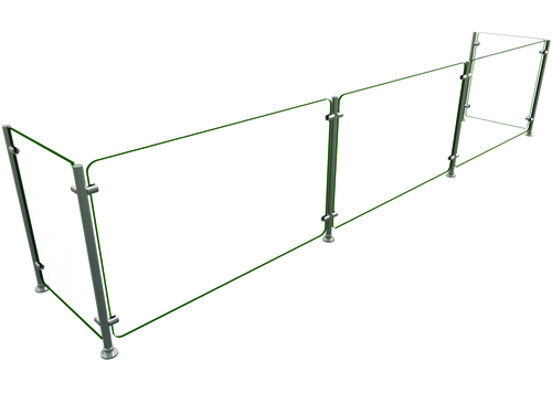 Hatco EP5-120 Flav-R-Shield EP5 Food Shield Full Service 120W x 18D x 25H Heat Tempered Glass Construction