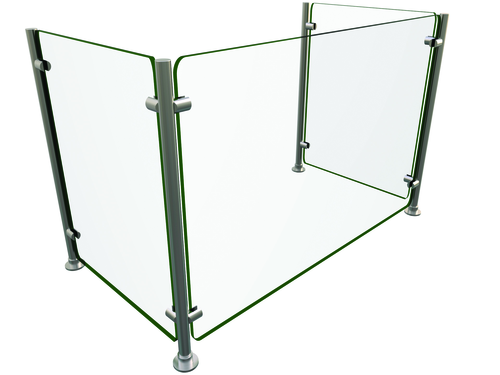 Hatco EP5-36 Flav-R-Shield EP5 Food Shield Full Service 36W x 18D x 25H Heat Tempered Glass Construction