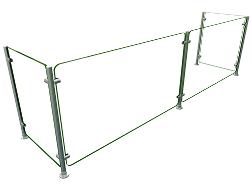 Hatco EP5-84 Flav-R-Shield EP5 Food Shield 84W x 18D x 25H Heat Tempered Glass NSF Certified Made in USA