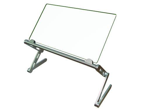 Hatco ALLIN1-24 Flav-R-Shield Food Shield Portable Adjustable Collapsible 24W x 14D Clear Acrylic Aluminum