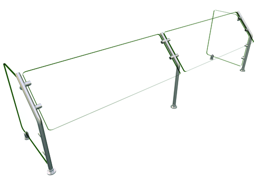 Hatco ES31-84 Flav-R-Shield ES31 Food Shield Self Service 84W x 18D x 22H Heat Tempered Glass Construction