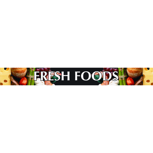 Beverage Air 409-423C-064 Fresh Foods Sign for MMR/MMF66 MMR/MMF72