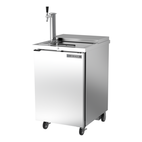 Beverage Air BM23HC-C-S Draft Beer Cooler Portable 24W 766 cu ft Club Type Self Closing Door Stainless Steel