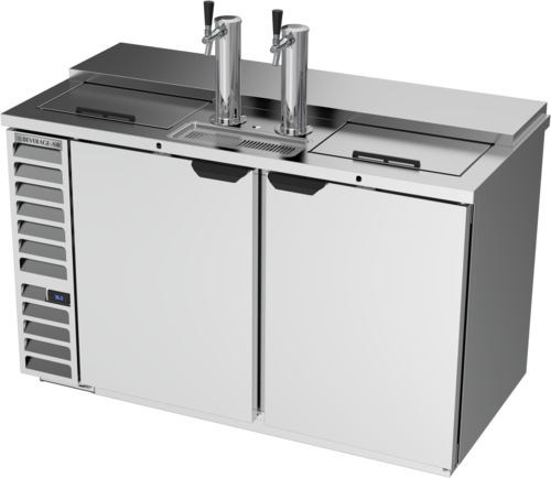 Beverage Air DD58HC1CS Draft Beer Cooler Club Top 59W 29D 21.86 cu ft Stainless Steel Top and Front