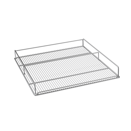 Beverage Air 403-928D-04 Flat Wine Rack Chrome for MMR23 Holds 12 Bottles 5 Shelves per Door Section