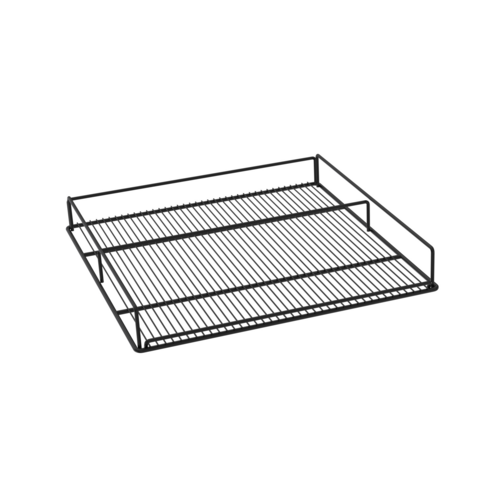 Beverage Air 412-070D-02 Flat Wine Rack Black for MMR44 Holds 12 Bottles 5 Shelves per Door Section