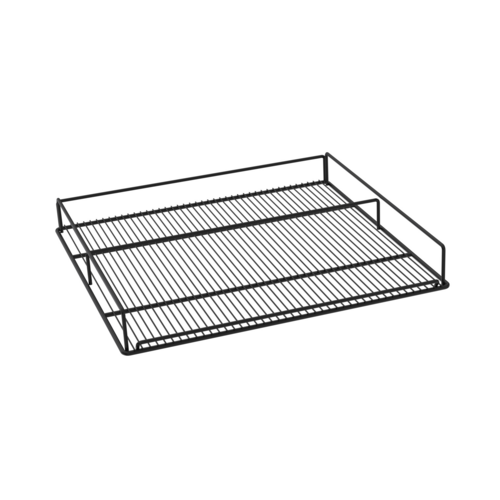 Beverage Air 412-071D-02 Flat Wine Rack Black for MMRMMRR72 Holds 12 Bottles 5 Shelves per Door Section