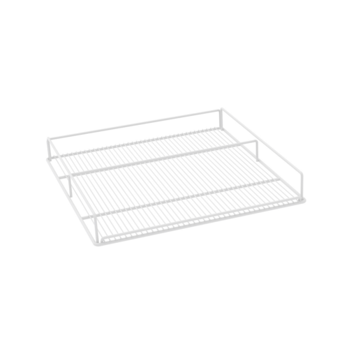Beverage Air 412-070D-01 Flat Wine Rack White for MMR44 Holds 12 Bottles 5 Shelves per Door Section