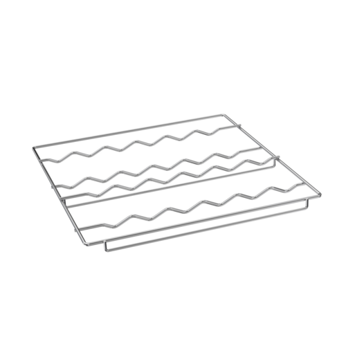 Beverage Air 412-076D-04 Curved Chrome Wine Rack for MMR23 Holds 12 Bottles with 5 Shelves per Door Section