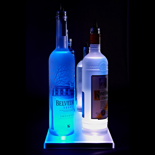 Beverage Air LS2-24L-DW Lighted Liquor Shelf 24W x 9D 12 Bottle Capacity Programmable LED Lighting