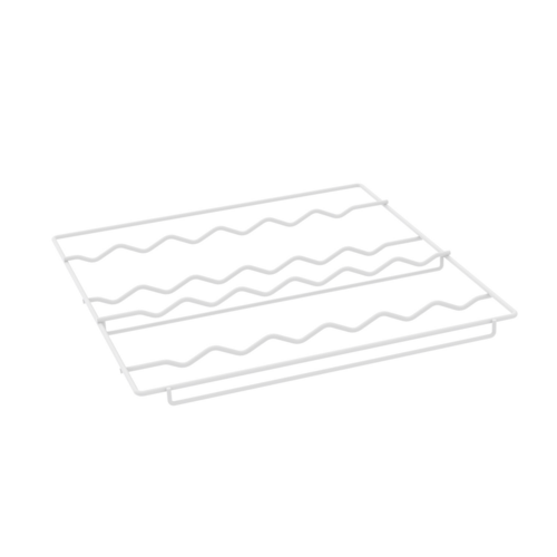 Beverage Air 412-076D-01 Curved Wine Rack White for MMR23 Holds 12 Bottles 5 Shelves per Door Section