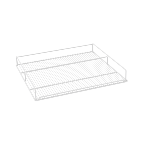 Beverage Air 412-071D-01 Flat Wine Rack White for MMRMMRR72 Holds 12 Bottles 5 Shelves per Door Section