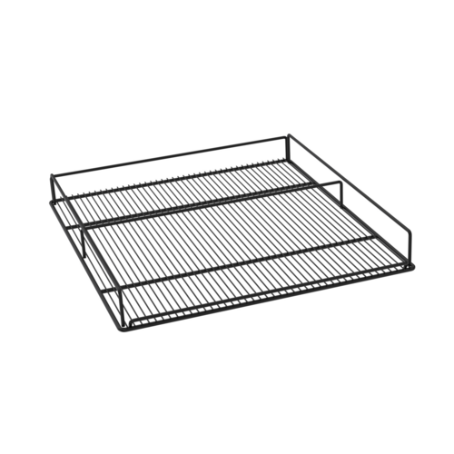 Beverage Air 403-934D-03 Flat Wine Rack Black for MMR27 Holds 14 Bottles 5 Shelves per Door Section