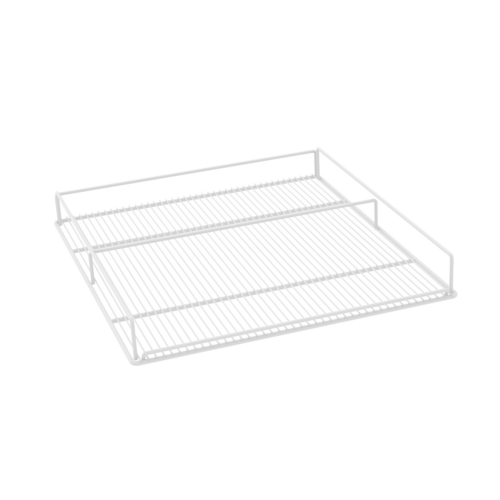 Beverage Air 412-072D-01 Flat Wine Rack White for MMRR49 Holds 12 Bottles 5 Shelves per Door Section
