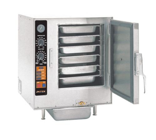 Groen XS-480-12-3 Intek Convection Steamer Electric Countertop Boilerless 6 Pan Capacity Energy Star