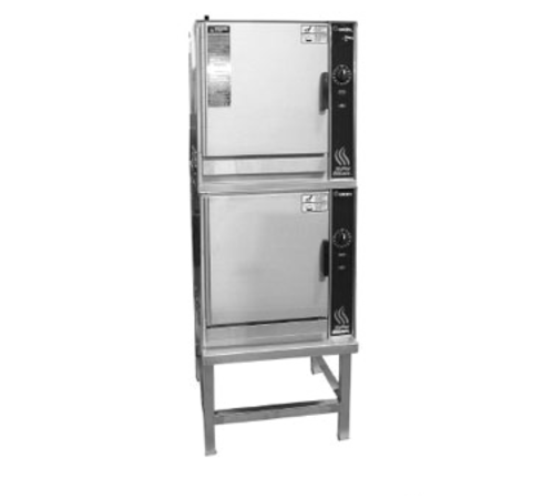 Groen HY-5EF HyperSteam Convection Steamer Electric Double Stacked Stand Mount Stainless Steel Made in USA