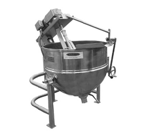 Groen DL-60 INA2 Kettle Cooker Mixer Direct Steam 60 Gallon 2/3 Jacket Stainless Steel Tilt Type Agitator