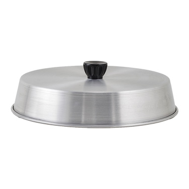 Winco ADBC-10 Grill Basting Cover 10 inch Diameter with Bakelite Handle Aluminum