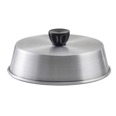 Winco ADBC-7 Grill Basting Cover 7 inch Diameter with Bakelite Handle Aluminum Qty Break 6 Each