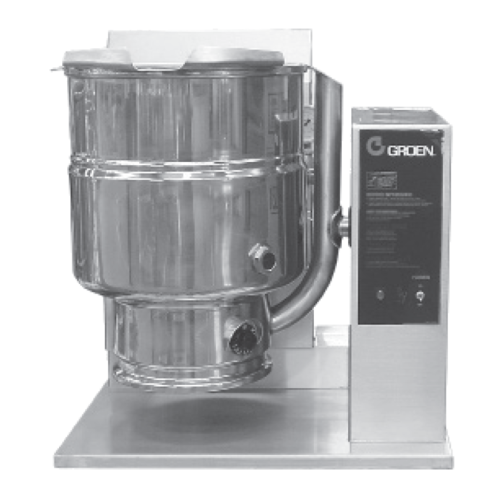 Groen TDH-40A Gas Kettle Table Top 40 Quart 2/3 Jacket Advanced Controls Stainless Steel Construction