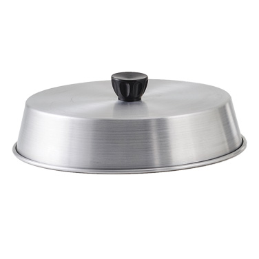 Winco ADBC-9 Grill Basting Cover 9 Inch Diameter with Bakelite Handle Aluminum