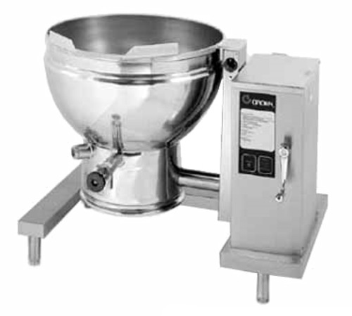 Groen DEES40A Low Height Electric Tilting Kettle 40 Gallon Capacity Advanced Controls Made in USA