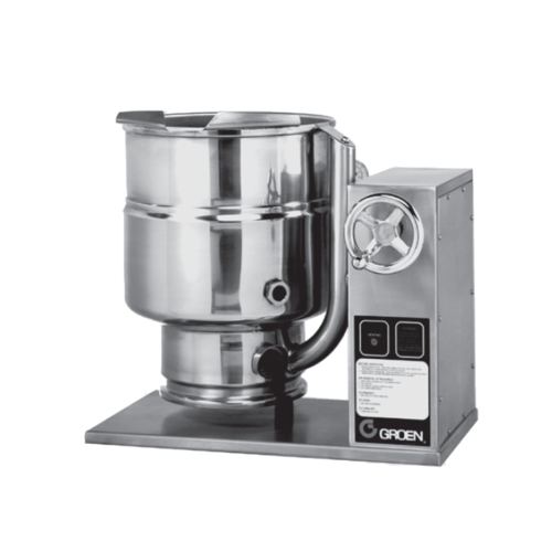 Groen TDBC-40A Electric Table Top Kettle 40 Quart Capacity 2/3 Jacket Advanced Controls Made in USA