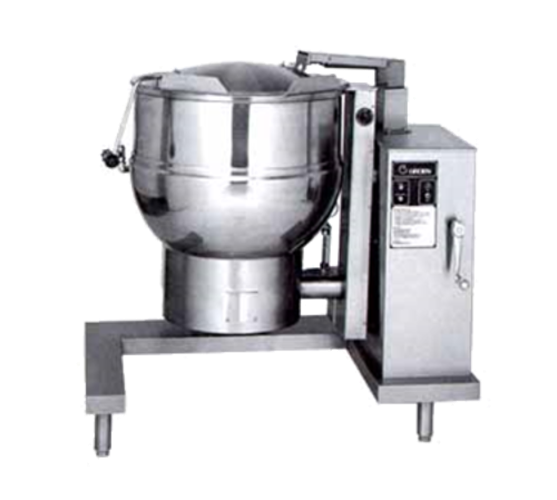 Groen DH-40A Tilting Kettle Gas 40 Gallon Crank Tilt 316 Stainless Steel Advanced Controls Made in USA