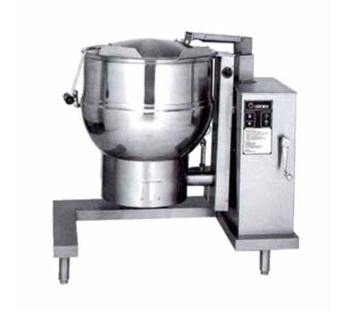 Groen DH-40A Tilting Kettle Gas 40 Gallon Crank Tilt 316 Stainless Steel Advanced Controls Made in USA