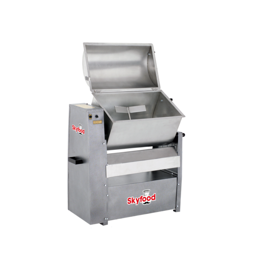 Skyfood Equipment MMS-50I 110 lb Capacity Electric Meat Mixer with Stainless Steel Tilting Bowl and 1 HP Motor 110v