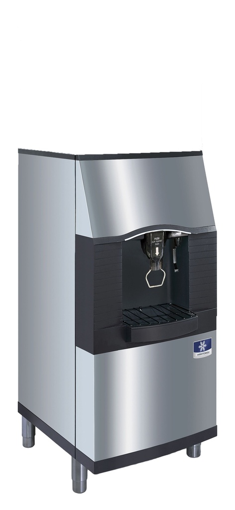 Manitowoc SFA192 Vending Ice Dispenser with Built-In Water Valve Touchless Lever Floor Model 120-lb Capacity