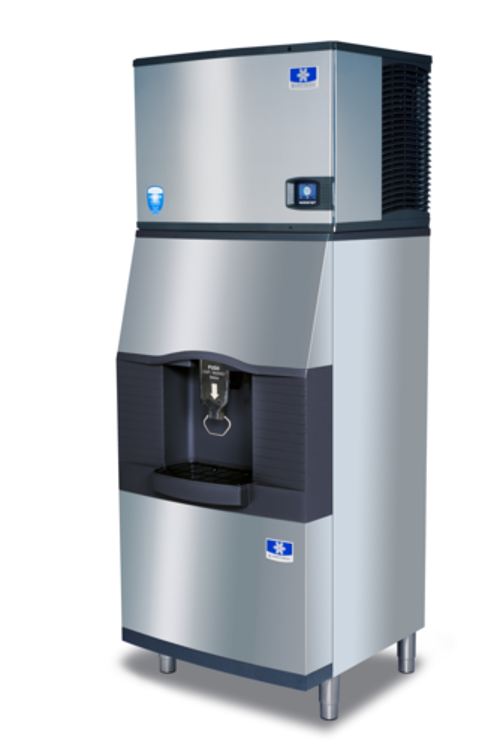 Manitowoc SPA312 Vending Ice Dispenser Touchless Lever Floor Model 180lb Capacity Stainless Steel ADA Compliant