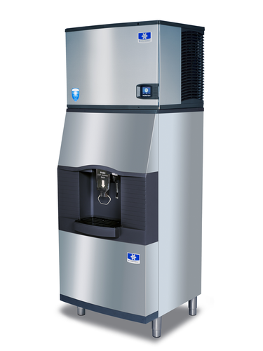 Manitowoc SFA292 Vending Ice Dispenser with Built-In Water Valve Touchless Lever Floor Model 180-lb Capacity