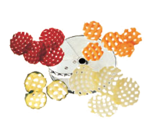 Robot Coupe 28177W Waffle Gaufrette Disc 4mm Cut Like A Waffle French Fry