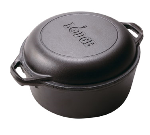 Lodge Cast Iron L8DD3 Cast Iron Dutch Oven