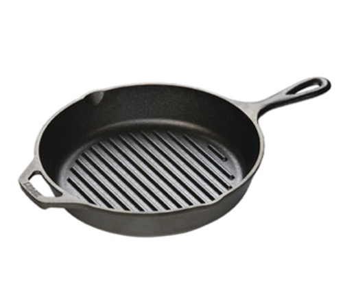 Lodge Cast Iron L8GP3 Cast Iron Grill / Griddle Pan