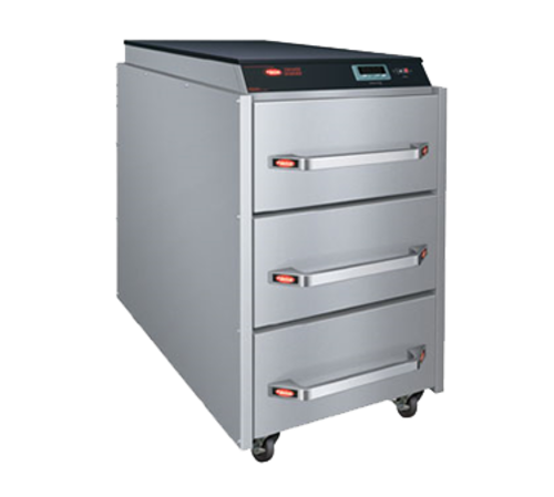 Hatco CDW-3N Drawer Warmer Narrow Three Drawer Free Standing Programmable Digital Controller Low Velocity Air System