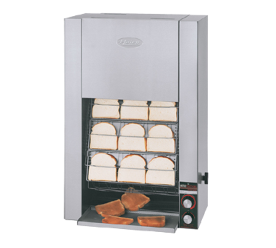 Hatco TK-100-240 Toast King Conveyor Toaster Vertical Countertop Design 960 Units Hour Stainless Steel NSF UL CSA