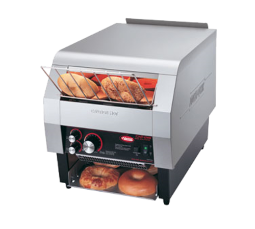 Hatco TQ-800HBA Toast-Qwik Conveyor Toaster Countertop Bagel Bun Toaster 14 Slice Capacity 3 Inch Opening Height