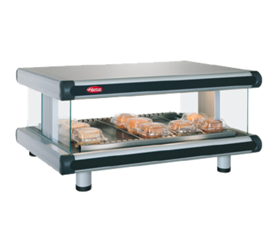Hatco GR2SDH-48 Glo-Ray Designer Horizontal Display Warmer Countertop with Shelf and Thermostat 1690 Watts Made in USA
