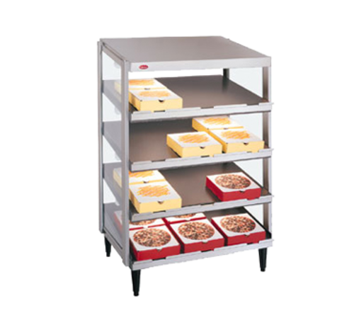 Hatco GRPWS-2424Q Glo-Ray Pizza Warmer Countertop Pass-Thru Quad Slant Shelf 24x24 Stainless Steel 2400 Watts