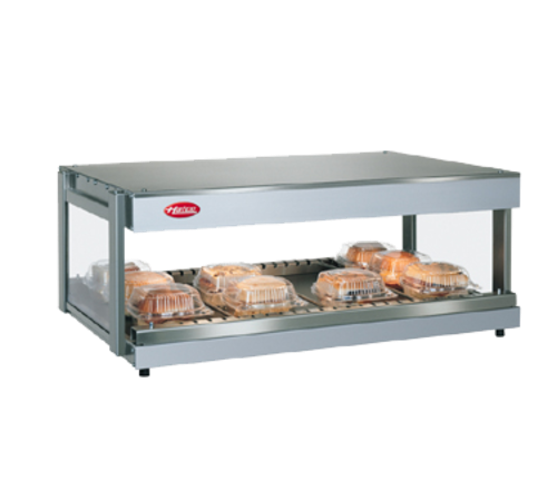 Hatco GRSDH-41 Glo-Ray Merchandising Warmer Countertop Pass Thru Design with Horizontal Shelf 1340 Watts Made in USA