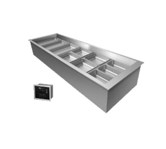 Hatco CWBX-3 Drop-In Refrigerated Well 3 Pan Size Top Mount Electronic Temperature Control Auto Defrost